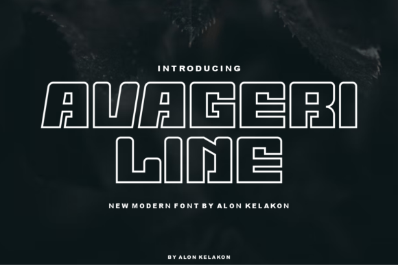 Avageri Line Typeface for Modern Branding