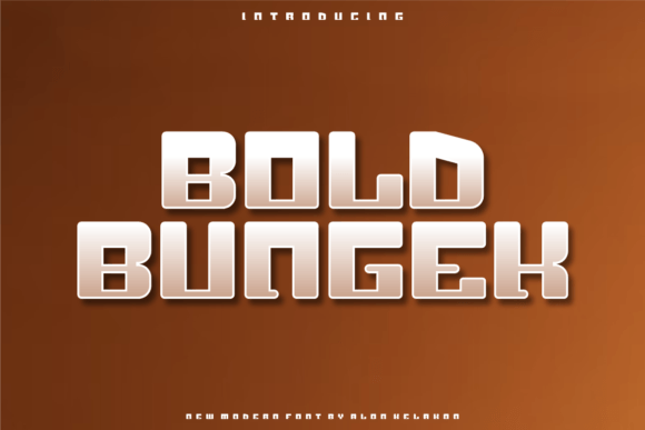 Bold Bungek Typeface for Playful Web Design