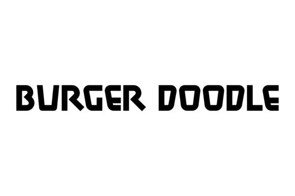 Burger Doodle Typeface for Bold Branding