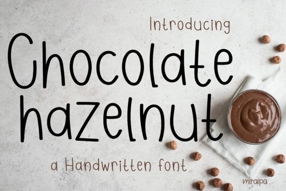 Chocolate Hazelnut Typeface for Editorial Design