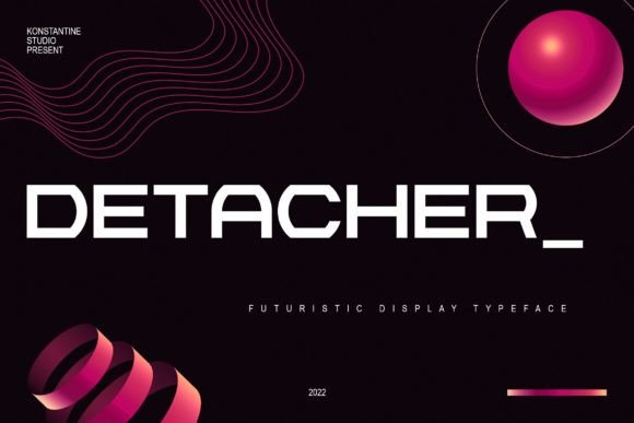 Detacher Font Review: Bold Branding for Modern Business