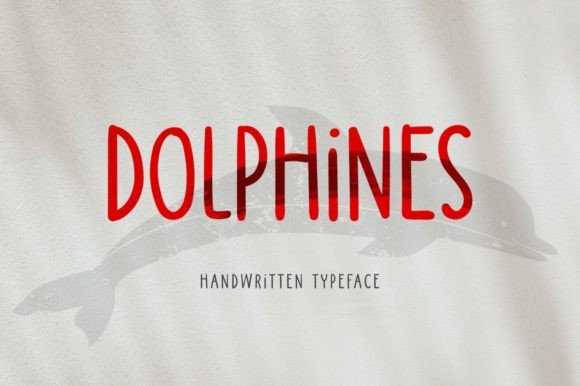 Dolphines Font: A Cute Handwritten Typeface for Branding