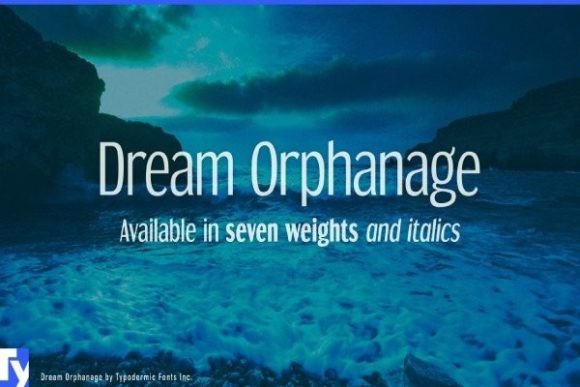 Dream Orphanage Typeface for Handmade Branding