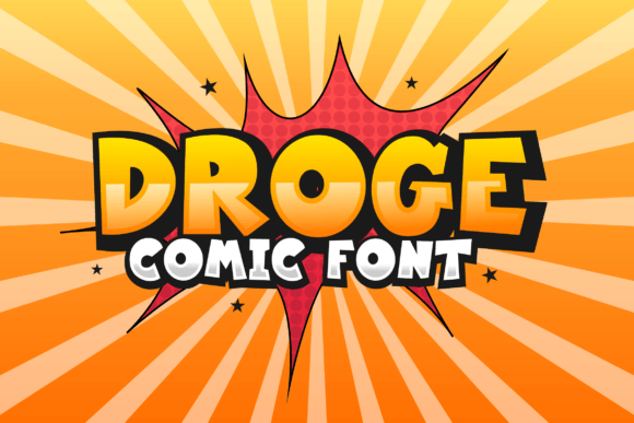 Droge Font: Cute Display Typeface for Branding