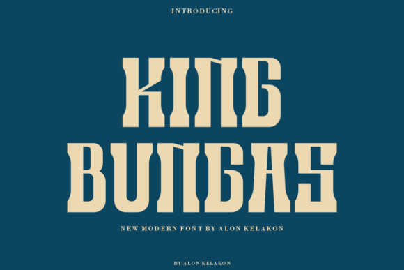 King Bungas Font for Modern Web Design