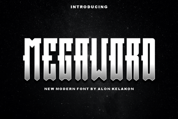 Megaword Font: The Modern Sans Serif for Crafters