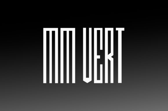 MM Vert Typeface for Bold Branding