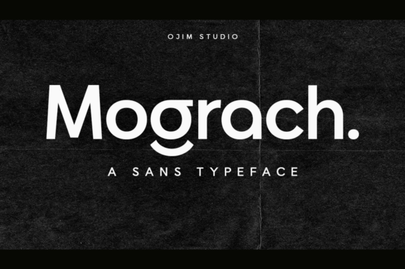 Mograch: A Refined Sans Serif Typeface for Elegant Editorial Design
