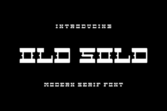 Oldsold Typeface for Vintage Web Branding