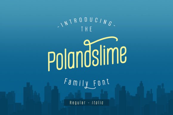 Polandslime Font for Modern Business Branding