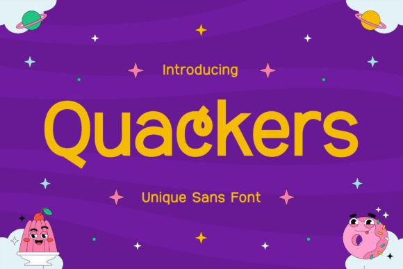 Quackers Font: A Bold Sans Serif for Modern Design