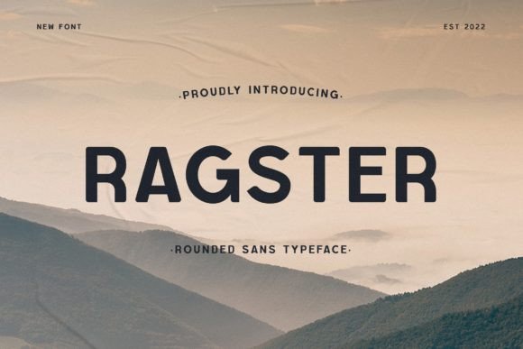 Ragster: The Rounded Sans Serif Font for Makers