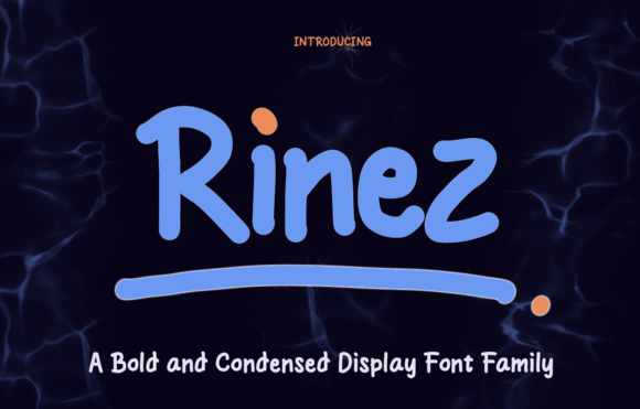 Rinez: The Modern Sans Serif Font for Bold Campaigns