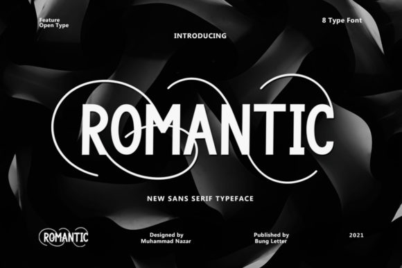 Romantic Family: A Versatile Sans Serif Typeface