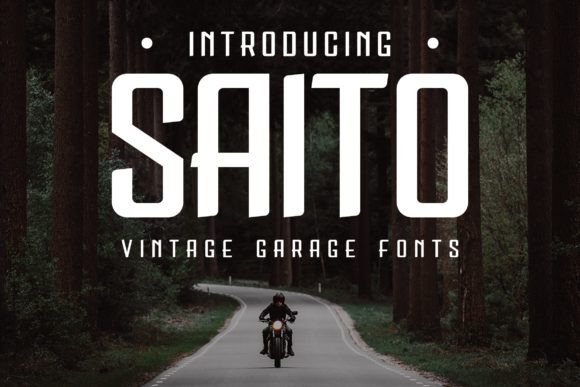 Saito: A Masculine Sans Serif Typeface for Bold Editorial Design