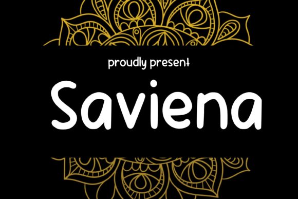 Saviena: A Handwritten Typeface for Clear Campaigns