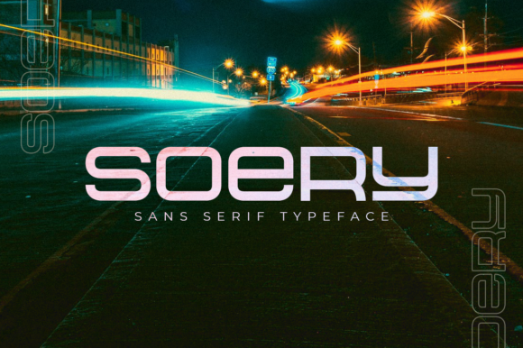 Soery Typeface for Futuristic Campaign Design