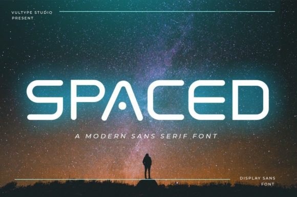 Spaced Font for Modern Craft Branding
