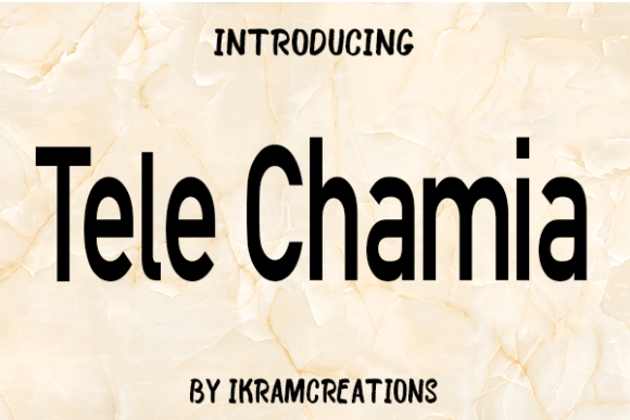 Tele Chamia: A Modern Sans Serif Font for Digital Branding
