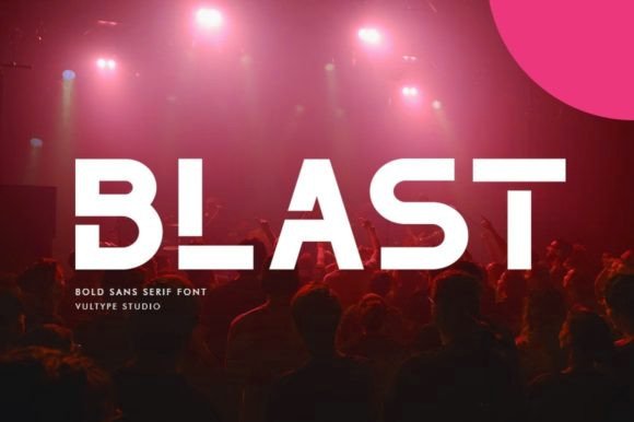 The Blast: A Futuristic Sans Serif Font for Modern Logotypes